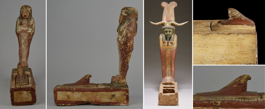 Ancient Egyptian Figure Osiris Ptah Sokar Falcon god